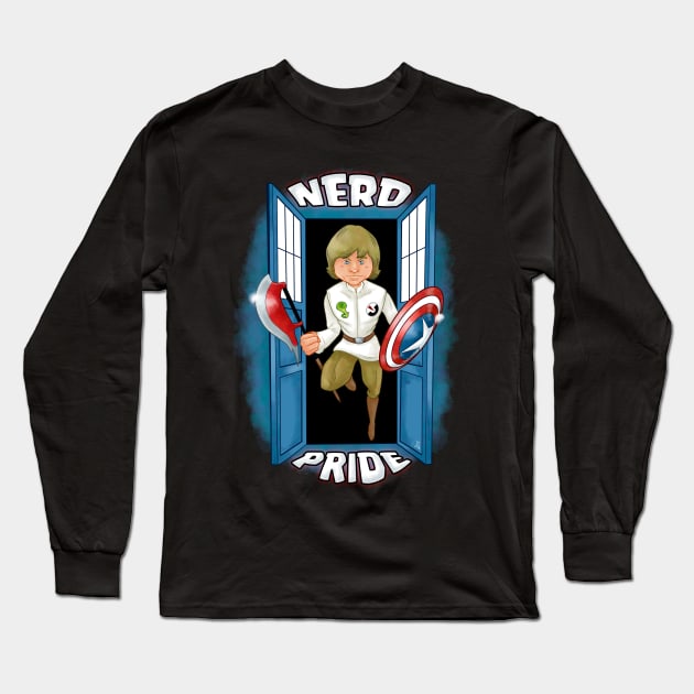 Nerd Pride Long Sleeve T-Shirt by rednessdesign